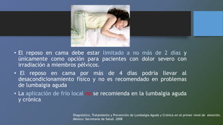 Manejo medico legal de las lesiones de columna | PPTX