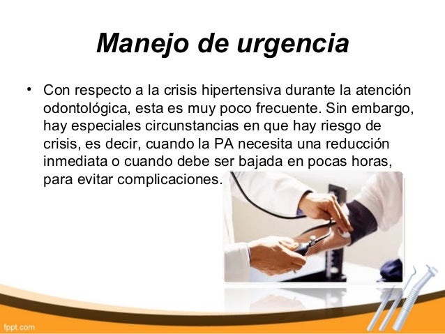 Manejo odontologico del paciente hipertenso Manejo odontologico del paciente hipertenso