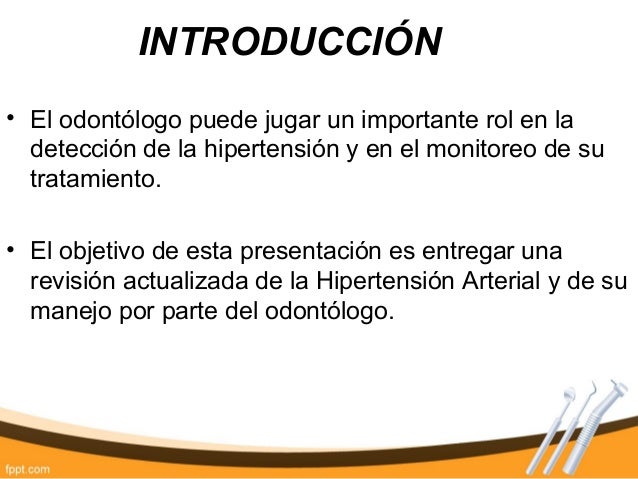 Manejo odontologico del paciente hipertenso Manejo odontologico del paciente hipertenso