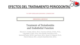 EFECTOS DEL TRATAMIENTO PERIODONTAL
 