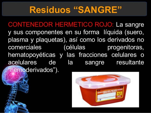 Manejo de los RPBI hospitalario