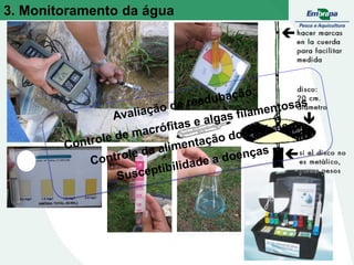 3. Monitoramento da água
 