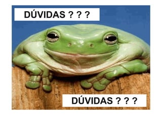 DÚVIDAS ? ? ?
DÚVIDAS ? ? ?
 
