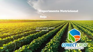 Experimento Nutricional
Soja
José Luiz Xavier Seronni
Safra – 2019/20
 