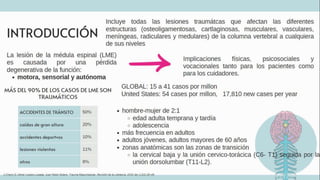 TRAUMATISMO VERTEBROMEDULAR
 