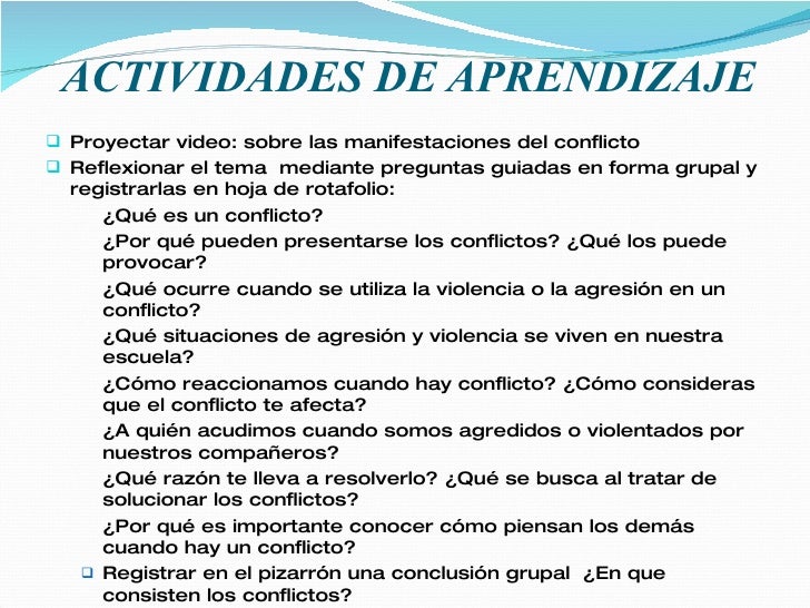 Manejo Y ResolucióN De Conflictos