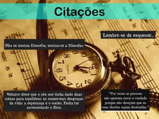 Citações
 