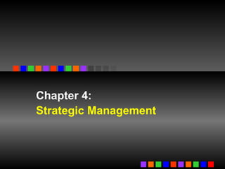 Chapter 4: Strategic Management 