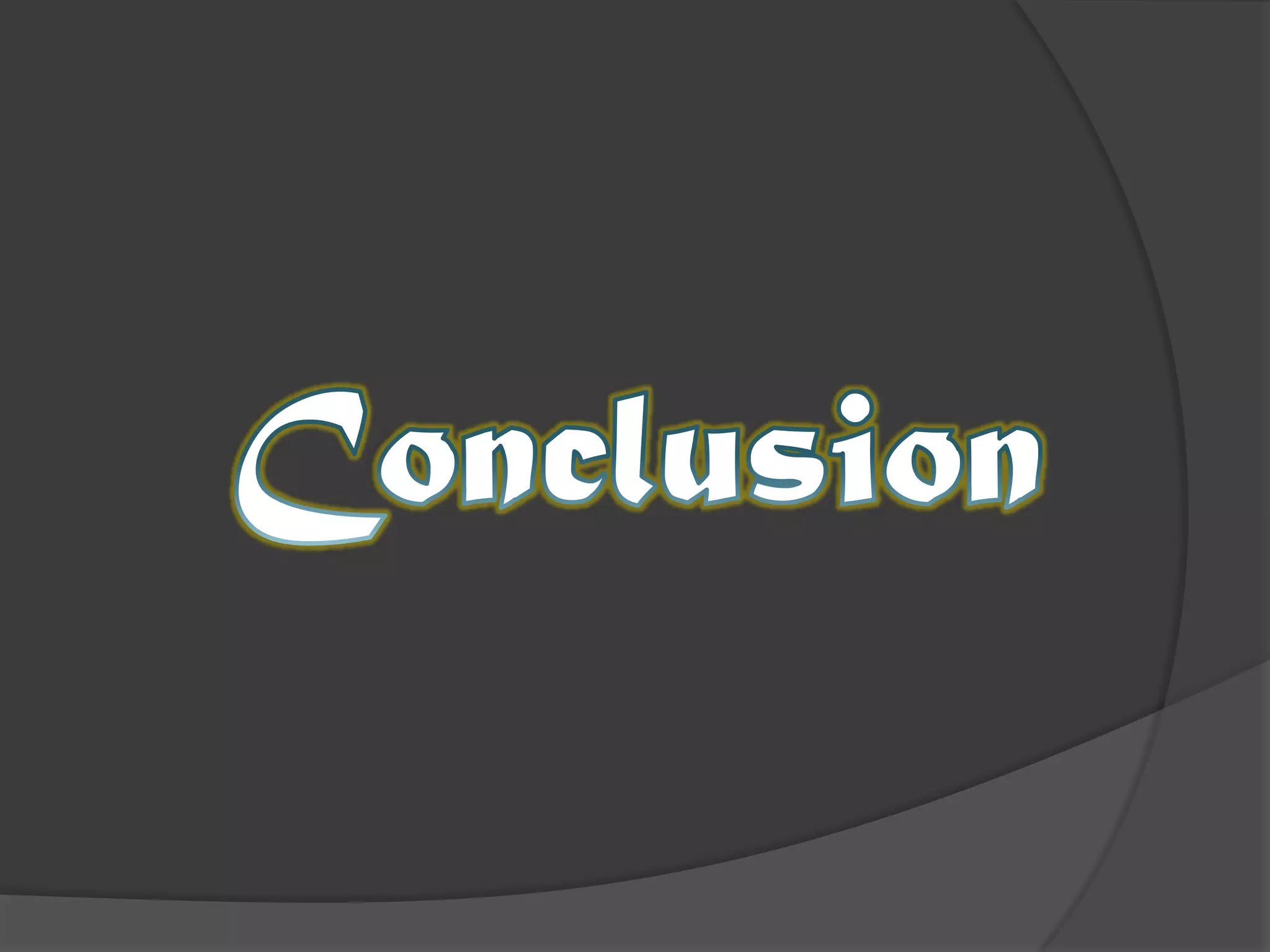 Conclusion