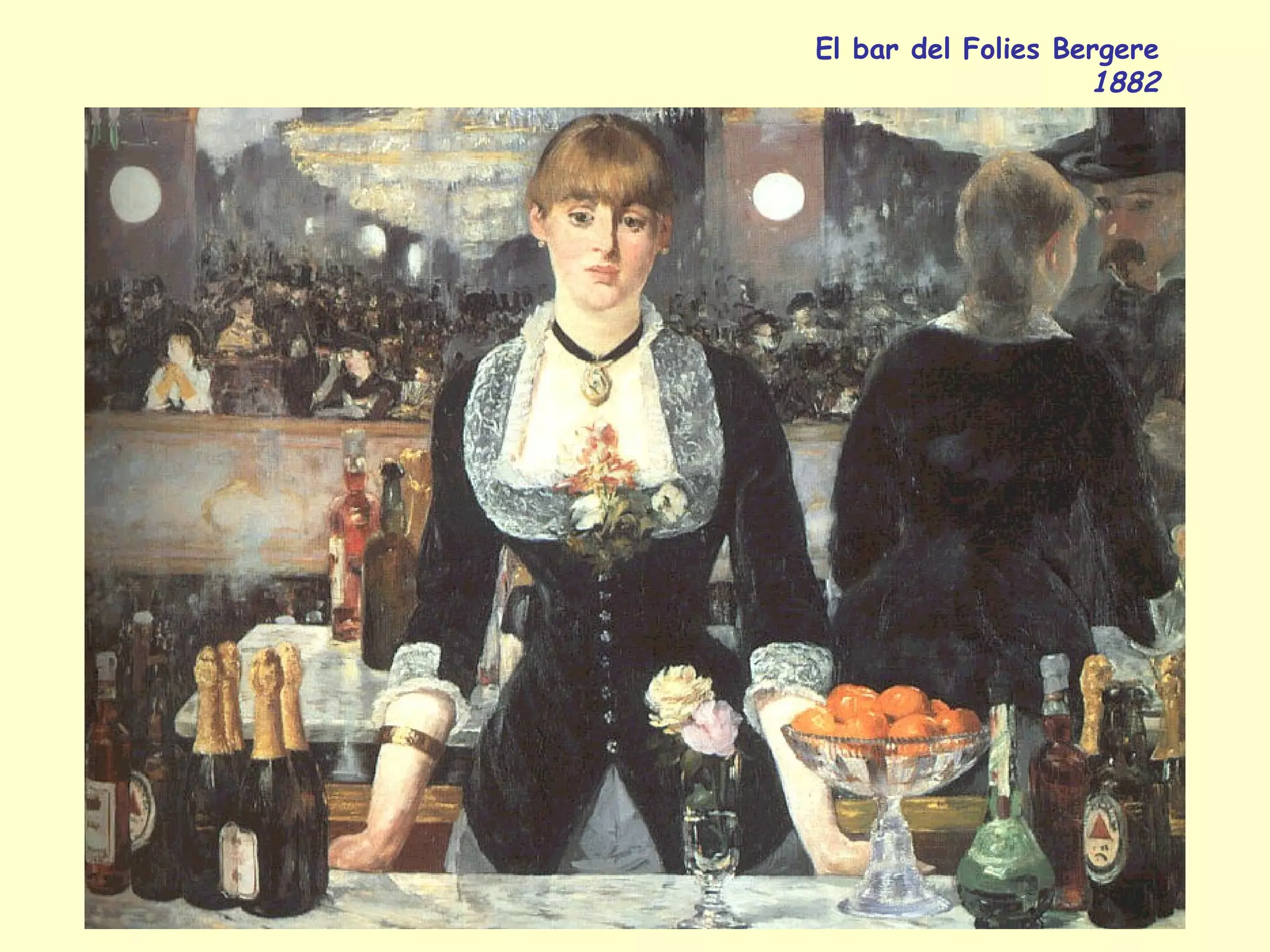 El bar del Folies Bergere  1882   