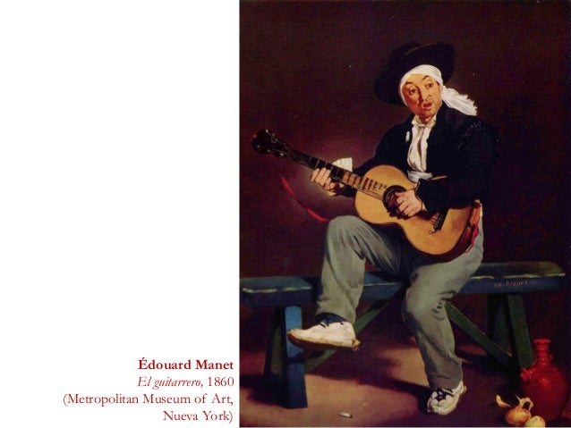 Resultado de imagen de el guitarrero manet