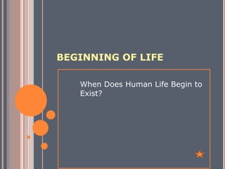 Humanity Begin Man ethics | PPT