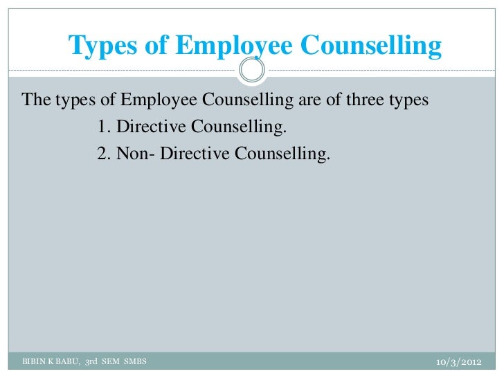 Ma new employee counselling