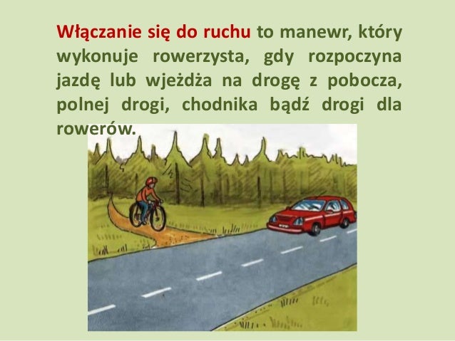 Manewry rowerzysty