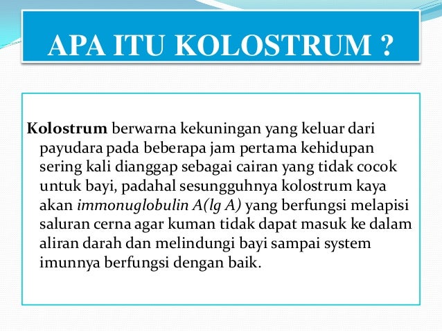 Manfaat asi bagi ibu dan bayi
