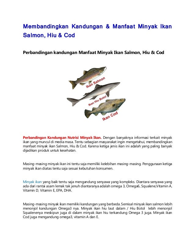 Yuk Lihat Manfaat Omega 3 Yang Terkandung Pada Ikan Adalah 