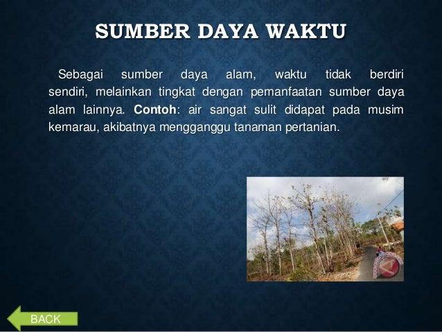 Manfaat sumber daya alam