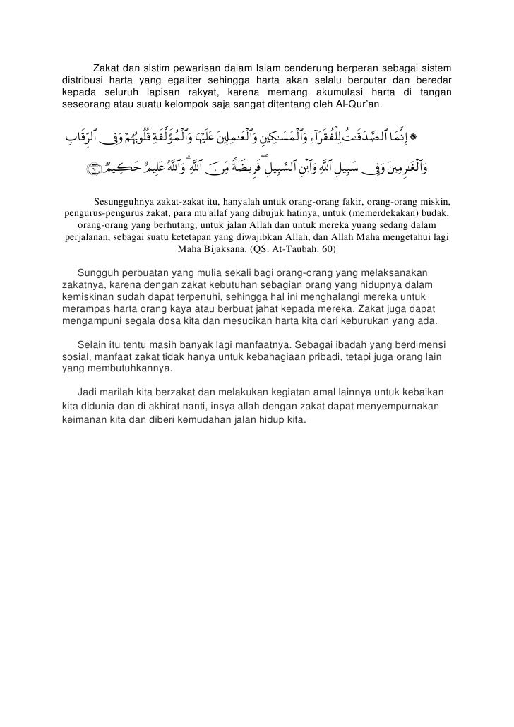 Manfaat Zakat Ditinjau Dari Aspek Sosial