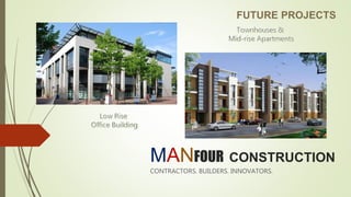 MANFOUR CONSTRUCTION
CONTRACTORS. BUILDERS. INNOVATORS.
 