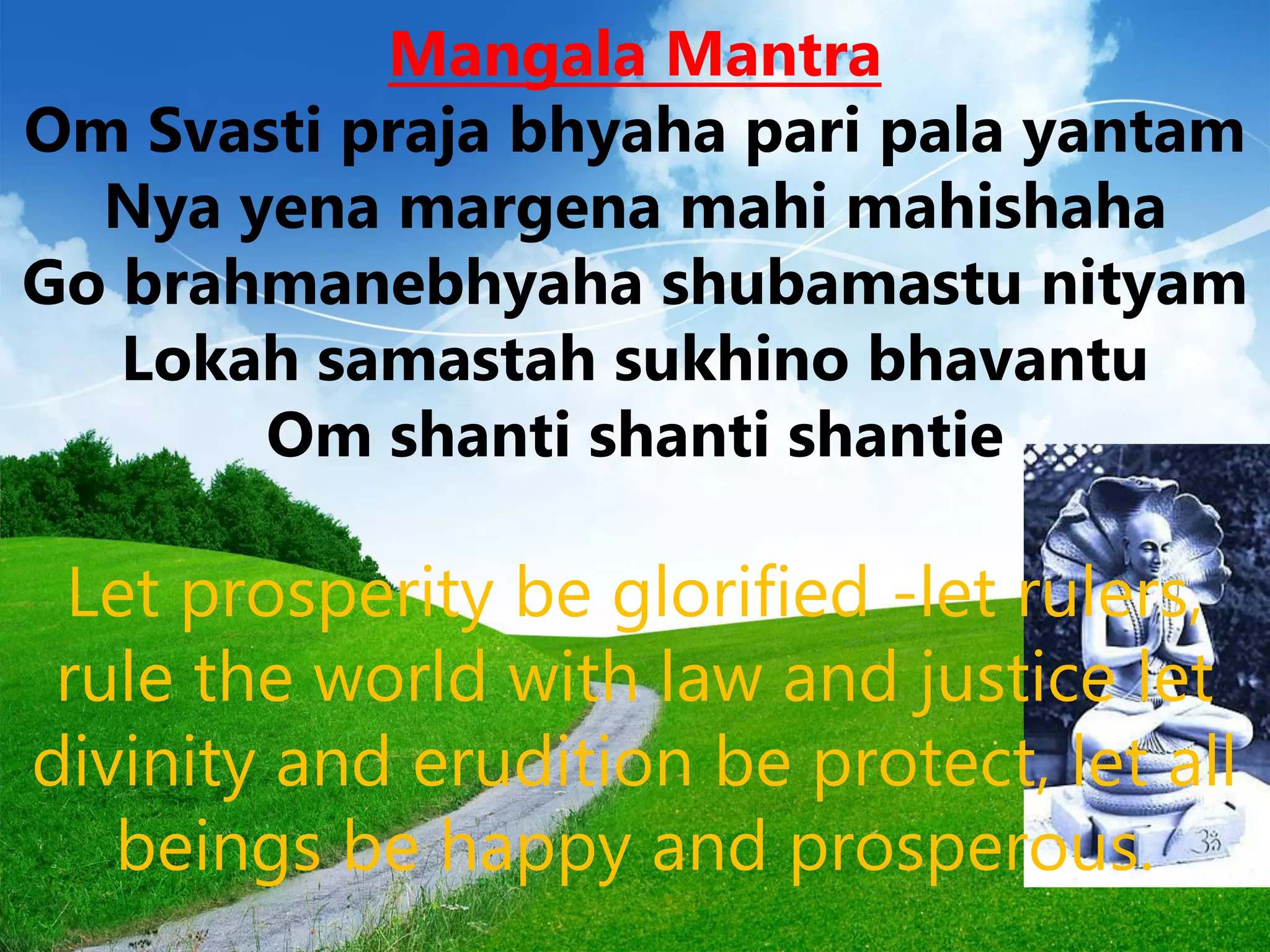 Ashtanga Yoga - Mangala mantra | PDF