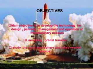 OBJECTIVES