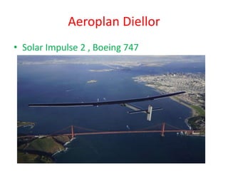 Aeroplan Diellor
• Solar Impulse 2 , Boeing 747
 