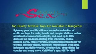 Top Quality Artificial Toys Are Available In Mangalore
 