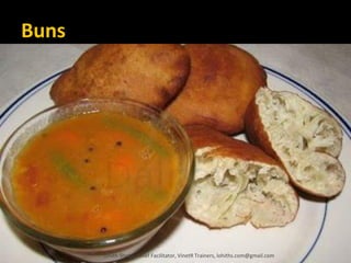 Buns
Lohith Shetty, Chief Facilitator, VinetR Trainers, lohiths.com@gmail.com
 