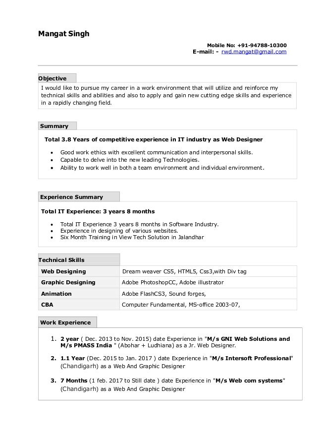 Website And Graphic Designer Ui Ux Designer Resume Mangat Singh Website And Graphic Designer Ui Ux Designer Resume Mangat Singh