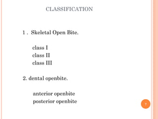 Mangement of openbite in orthodontics