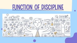 FUNCTION OF DISCIPLINE
 