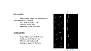 Paramagnetic Alignment Mangetic Method in geophysics exploration | PPTX