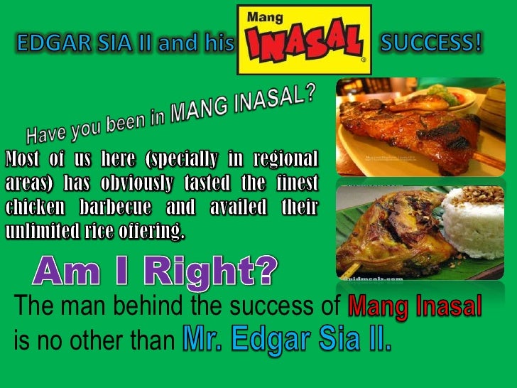 209314441 mang inasal presentation Bachelor of science in business administration human resources management presented by: introduction focal points learning objective. 209314441 mang inasal presentation Bachelor of science in business administration human resources management presented by: introduction focal points learning objective.