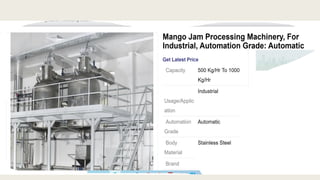 Mango processing | PDF