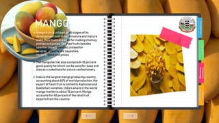 Mango Introduction Mango: Production Technology , Plant protection , Agronomy , Varieties ...