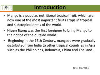 Mango Introduction Mango malformation | PPTX