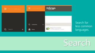 Search
Search for
less common
languages.