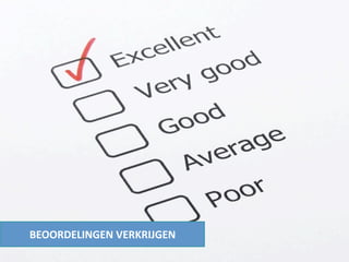 BEOORDELINGEN VERKRIJGEN
 
