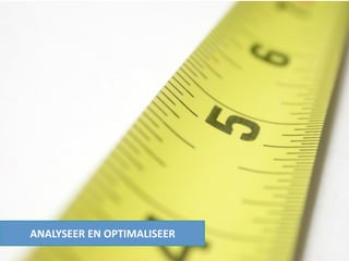 ANALYSEER EN OPTIMALISEER
 