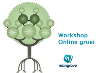 Workshop
Online groei
 
