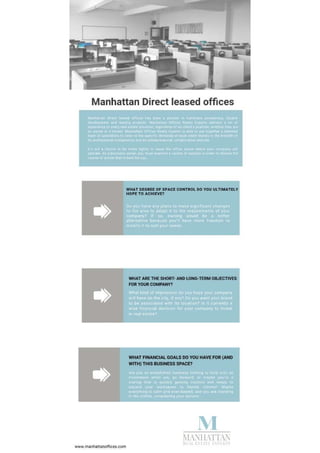 Manhattan Direct leased offices