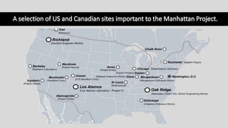 Manhattan Project Formation Manhattan project | PPTX