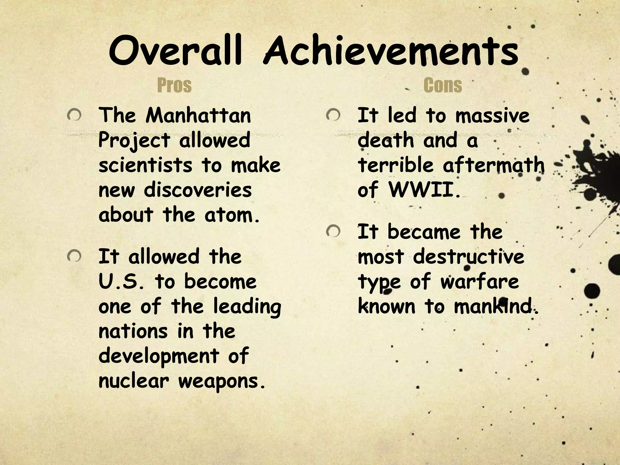 Manhattan Project