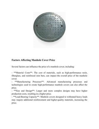 Manhole Covers_ Design, Durability & Innovation.pdf