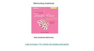 Manhunting Audiobook
Best Audiobooks Manhunting
LINK IN PAGE 4 TO LISTEN OR DOWNLOAD BOOK
 