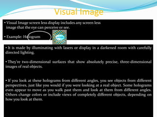 screen less display | PPTX