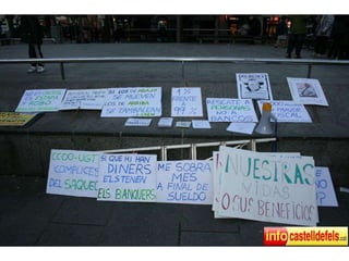 Manifestación 26-01-12 en contra de los recortes en Educación y Sanidad (cortesía de infocastelldefels.cat)