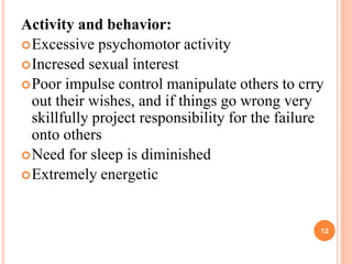 Mania. bipolar disorder. manic disorder | PPTX