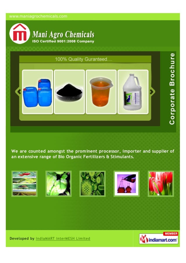 Agro Chemical Compatibility Chart