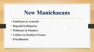 Manichean Approach Powerpoint Presentation on Manichaeism.pptx